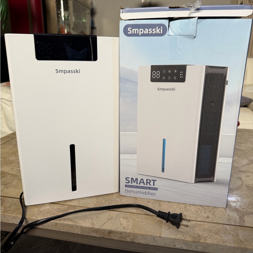 Smpasski White Smart Dehumidifier